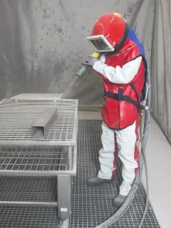 Manual Sandblasting