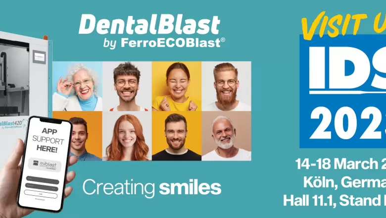 <h2>Meet DentalBlast by FerroECOBlast at <span style="color: rgb(196, 22, 28);"><strong>IDS 2023!</strong></span></h2> 