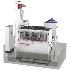 <h1>Semi-automatic <span style="color: rgb(196, 22, 28);"><strong>BoilerBlast</strong></span> machine</h1>
